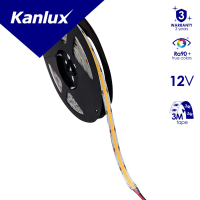 Taśma LED 12DC LCOB 8W/M 12 IP65-NW 4000K rolka 5m 3 lata Gwar. | 33367 Kanlux