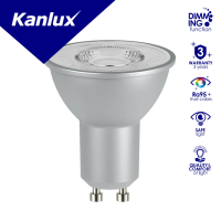 Lampa LEDspot IQ-LEDDIM PAR16 7W (60W) 575lm 6500K CW GU10 spot srebrny 3 lata Gwar. | 35248 Kanlux