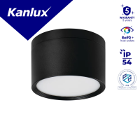Oprawa downlight TIBERI PRO NT20W-940B 4000K 2200lm IP54 czarny 5 lat Gwar. | 35677 Kanlux