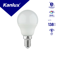 Lampa LEDBulb IQ-LED G45E14 5,9W G45 5.9W (60W) 806lm 2700K WW E14 kulka 3 lata Gwar. | 36694 Kanlux