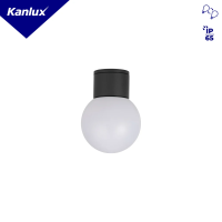 Oprawa ogrodowa sufitowa STONO 15M DL GR max 15W E27 IP65 kolor antracyt | 46082 Kanlux