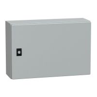 Drzwi gładkie Spacial CRN bez płyty montażowej W300xS450xG150 IP66 IK10 RAL7035.. | NSYCRN345150 Schneider Electric
