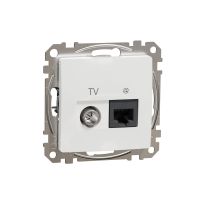 Gniazdo komputerowe-TV (kat. 6 UTP), białe, Sedna Design & Elements | SDD111469T Schneider Electric