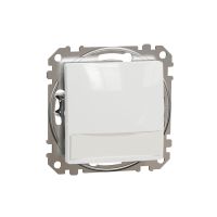 Przycisk z etykietą i podświetleniem (12V AC), biały, Sedna Design & Elements | SDD111143L Schneider Electric