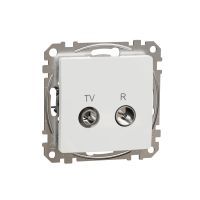 Gniazdo R/TV przelotowe (7dB), białe, Sedna Design & Elements | SDD111474R Schneider Electric