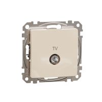 Gniazdo TV końcowe (4dB), beżowe, Sedna Design & Elements | SDD112471 Schneider Electric