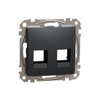 Płytka centralna AMP MOL kat. 5e/6 UTP, czarny antracyt, Sedna Design & Elements | SDD114444C Schneider Electric