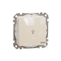 Przycisk "światło" IP44, beżowy, Sedna Design & Elements | SDD212132 Schneider Electric