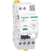 Detektor iskrzenia Acti9 iC40N-ARC-C16-1N, 1N-biegunowy, charakterystyka C, 1 6 A z wyłącznikiem nad | A9TPE4616 Schneider Electric