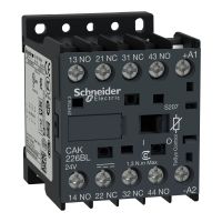 Stycznik pomocniczy 2NO+2NC 24VDC low cons., TeSys | CAK226BLS207 Schneider Electric