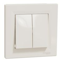 Łącznik świecznikowy z ramką, kremowy | EPH0300123 Schneider Electric