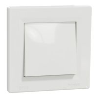 Łącznik schodowy z ramką 10AX250V IP44 zaciski śrubowe białe, Anya | EPH0400421 Schneider Electric