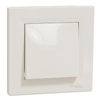 Przycisk 1-biegunowy z ramką, kremowy | EPH0700123 Schneider Electric
