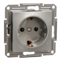 Gn. pojedyncze SCHUKO bez ramki, brąz | EPH2900169 Schneider Electric