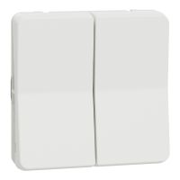 Mechanizm łącznika schodowy podwójny biały, Mureva | MUR39022 Schneider Electric
