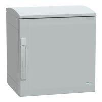Obudowa poliestrowa PLAT IP44 z wentylowanym dachem 500x500x420 mm , Thalassa | NSYPLAT554G Schneider Electric