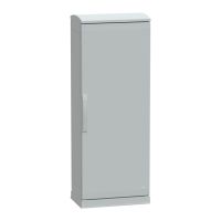 Obudowa poliestrowa PLAZT IP44 otwarta podłoga, wentylowany dach 1250x500x320 mm , Thalassa | NSYPLAZT1253G Schneider Electric