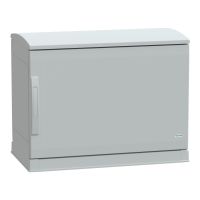 Obudowa poliestrowa PLAZT IP44 otwarta podłoga, wentylowany dach 500x750x420 mm , Thalassa | NSYPLAZT574G Schneider Electric