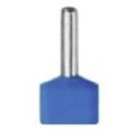 Końcówka tulejkowa podwójna TV 2,5-8, przekrój: 2,5mm2, dł. tulejki 8mm (100szt.) | TV_2,5-8/100 Erko