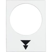 Etykieta wymiary 30x40mm biała Harmony XAC | ZB2BY4953 Schneider Electric