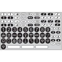 Zestaw barwnych etykiet samoprzylepn. dla urządz. zdalnych i wyposaż. dźwigowego Harmony eXLhoist | ZARC08 Schneider Electric