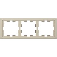 Ramka Merten D-Life  3-krotna, piasek sahary | MTN4030-6533 Schneider Electric