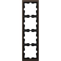 Ramka Merten D-Life  czterokrotna, mocca metalik | MTN4040-6552 Schneider Electric