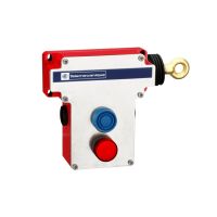 Wyłącznik awaryjny cięgnowy z blokadą Preventa XY2 XY2CE RH 2NC+2NO wskaźnik świetlny 230V uruchamia | XY2CE1A296H7 TMSS France