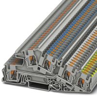 Złącze instalacyjne do przewodów ochronnych, zielono-żółte PTI 4-PE/L/N | 3214049 Phoenix Contact
