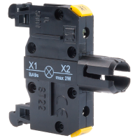 Oprawa lampki BA9S, 230VAC, bez źródła światła, szynowa | ST22-1417\R04 Spamel