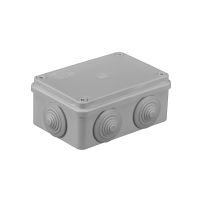 Puszka n/t S-BOX 120x80x50mm, 6 dławików, bezhalogenowa, IP65, szara | S-BOX 206 PAWBOL SPÓŁKA AKCYJN