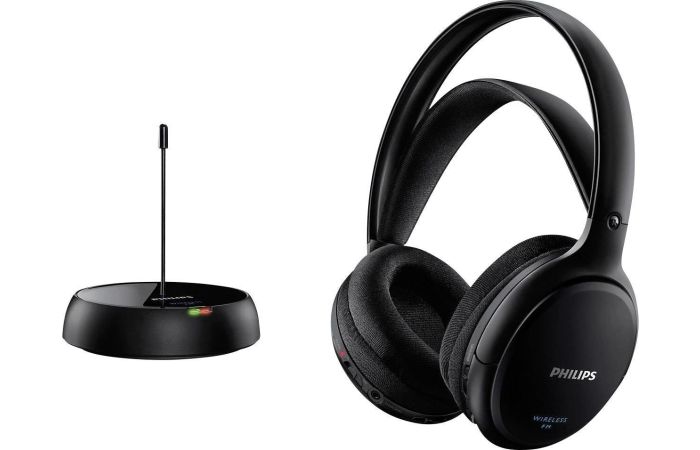 SŁUCHAWKI PHILIPS SHC5200 10 BEZPRZEWODOWE CZARNE | WEG-2016178 Produkty Marketingowe