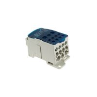 Blok rozdzielczy  UKK-500,Al/Cu,8x24mm2,2x35mm2,5x16mm2,4x10mm2 na szynę TH 1000V AC/DC 500A szary/n | 49.5000 Elektro-Plast Opatówek