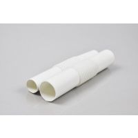 Złączka giętka bezhalogenowa ZCLHF 18 (PC/ABS) biała (50szt) | 03.142 Elektroplast Stróża