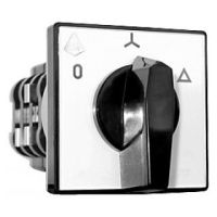 Łącznik krzywkowy 4G10-55-U S18 R014 1-2 2bieg. b/o, 10A, do montażu na szynie, pokrętło czarne | 4G10-55-U-S18-R014 Apator