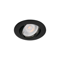 Oczko sufitowe VIDI CTC-5515-B okrągły stop aluminium kolor czarny mat 1XGx5,3 | 25996 Kanlux