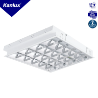 Oprawa rastrowa do T8 LED REGIS 4LED 418 PT kwadratowy 4 x max 18W kolor biały 7 lat Gwar. | 22673 Kanlux
