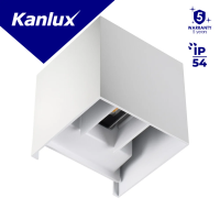 Oprawa elewacyjna REKA LED EL 7W-L-W max 500lm 4000K 5 lat Gwar. | 28992 Kanlux