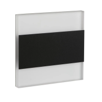 Oprawa przyschodowa TERRA LED B-WW 12DC 0.8W 3000K 13lm kwadratowy kolor czarny | 26849 Kanlux