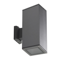 Oprawa elewacyjna LART EL-260-GR E27 IP54 2 x max 60W kolor antracyt | 29833 Kanlux