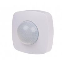 Czujnik ruchu PIR 360st z funkcją obecności biały IP65 | DR-09-IP65 F&F