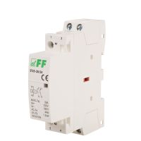 Stycznik modułowy, montaż na szynie, styki 2NO, 25A | ST25-20-24V F&F