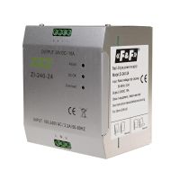 Zasilacz impulsowy ZI-240-24V 230VAC/24VDC 240W 10A | ZI-240-24V F&F