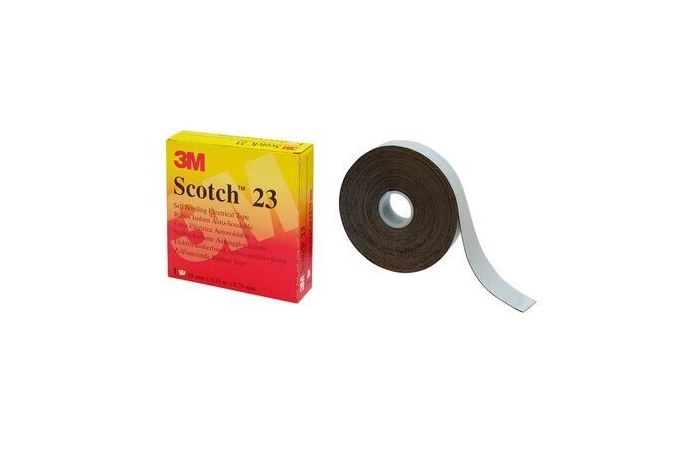 Taśma izolacyjna  samospajalna Scotch 23, 19mmx9,15mx0,76mm czarna (opak 20szt-kartonik) | 7000007286 3M