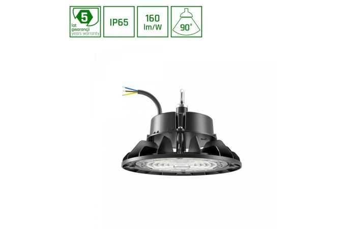 Oprawa High Bay PLATEO 4 100W/75W/55W NW 90ST IP65 IK09 220X135MM 0-10V 5 lat gw. czarny | SLI044034NW_PW Wojnarowscy