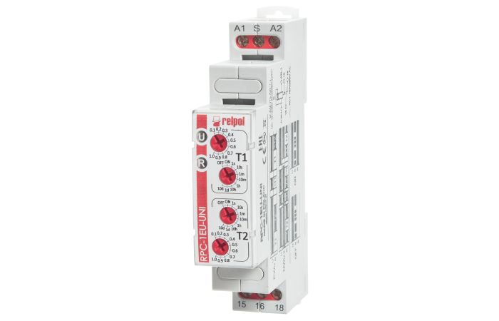 Przekaźnik czasowy RPC-1ES-UNI  1P, IP20 | 863187 Relpol