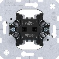 Łącznik 1-klawiszowy przyc., 1 zestyk zwierny, 1 zestyk rozwierny one.platform  | WDE503203 Hager