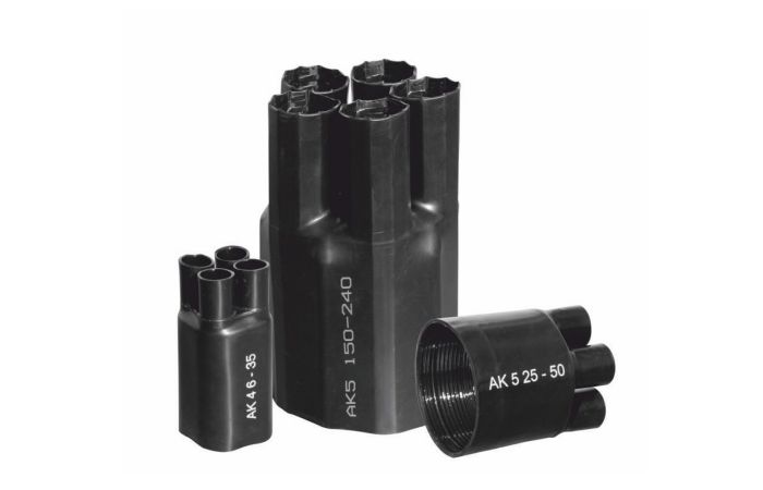 Palczatka termokurczliwa trzypalczasta, AK3 25-120 czarna (1szt) | TKP3K050212209C1 Radpol