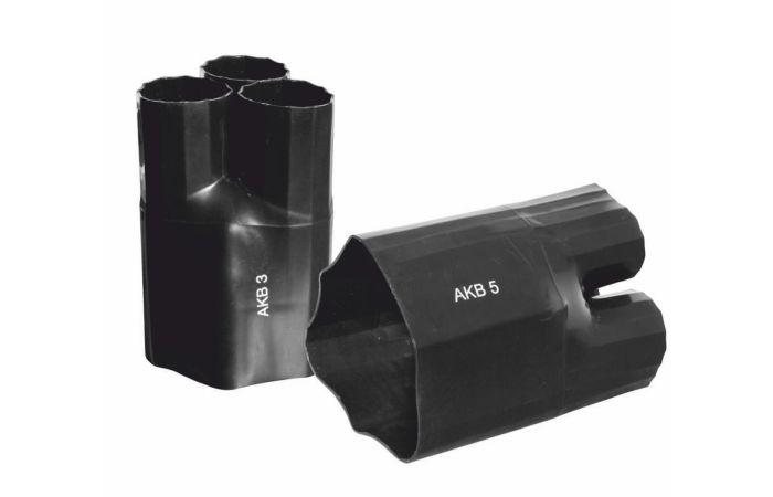 Palczatka termokurczliwa trzypalczasta, AKB5 czarna (1szt) | TKP3K170568528C1 Radpol