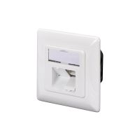 Gniazdo n/t 2xRJ45 STP kat. 5e biały (1kpl) | DN-9002-N Assmann